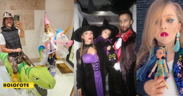 Holofote Famosos Quem Se Divertiu Mais Neste Halloween Pais Ou