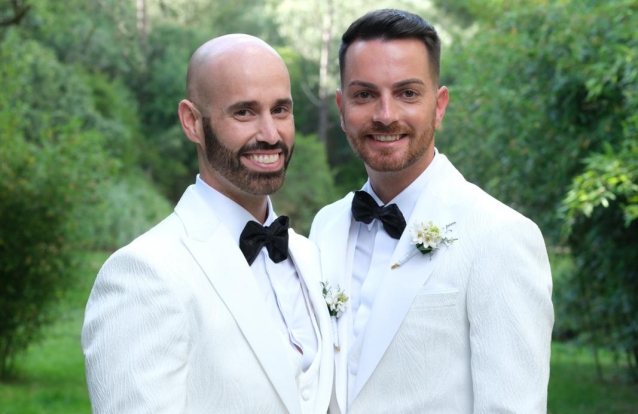 O pormenor do casamento de Ivo e David que é inédito em Casados à