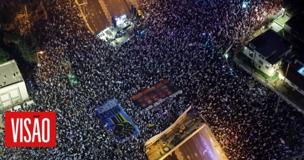 Visão Dezenas de milhares de israelitas manifestam se contra reforma