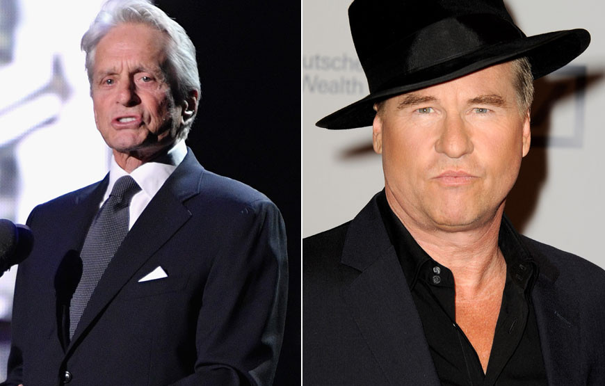 Caras Michael Douglas Confirma Que Val Kilmer Luta Contra Um Cancro