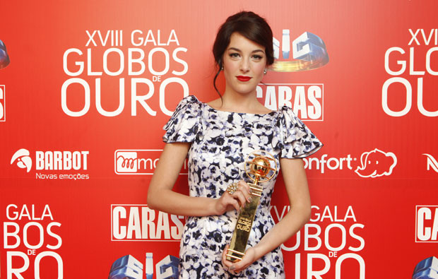 Caras Globos de Ouro 2013 Victoria Guerra é a preferida do público