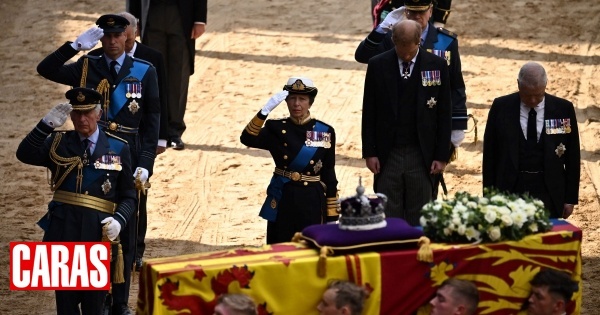 Caras Cortejo fúnebre da rainha Isabel II já chegou a Westminster