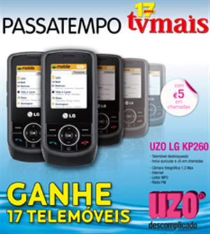 Ganhe 17 telemóveis UZO com a TVMaisl! (PASSATEMPO ENCERRADO)