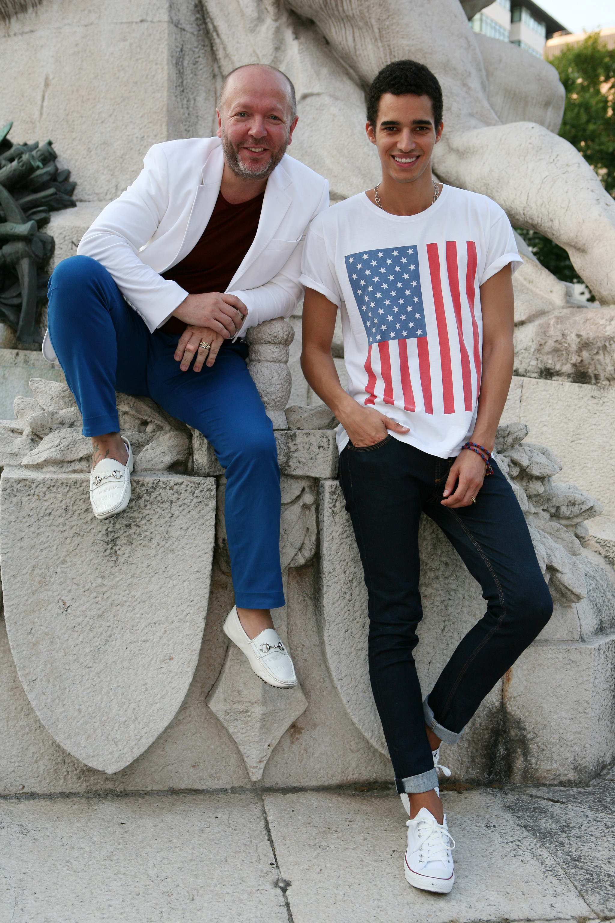 Eduardo Beauté e Luís Borges