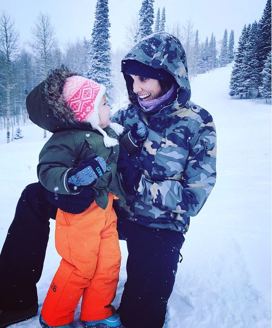 Holofote Daniela Ruah Ensina A Filha A Fazer Ski