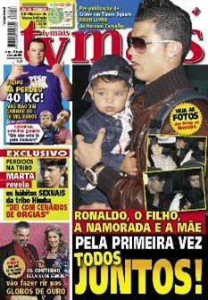 Cristiano Ronaldo com filho e namorada na Madeira