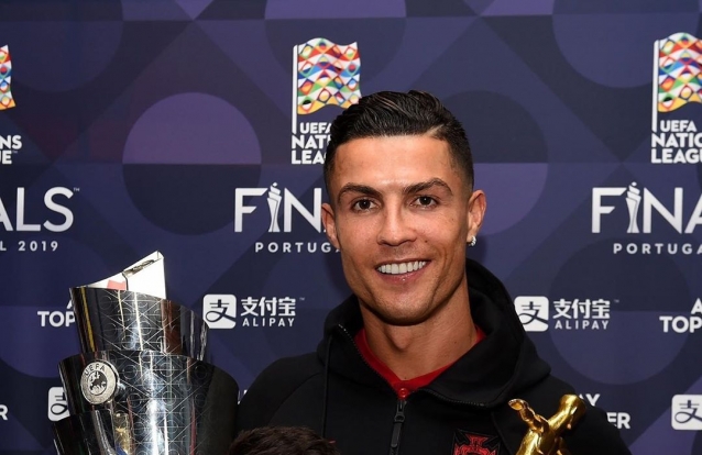 Cristiano Ronaldo e filho Cristiano Júnior