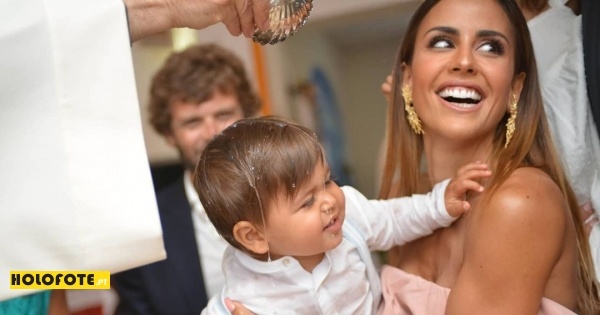 As imagens do batizado de Eduardo, filho de Carolina Patrocínio