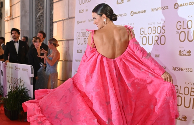 Cláudia Vieira nos Globos de Ouro