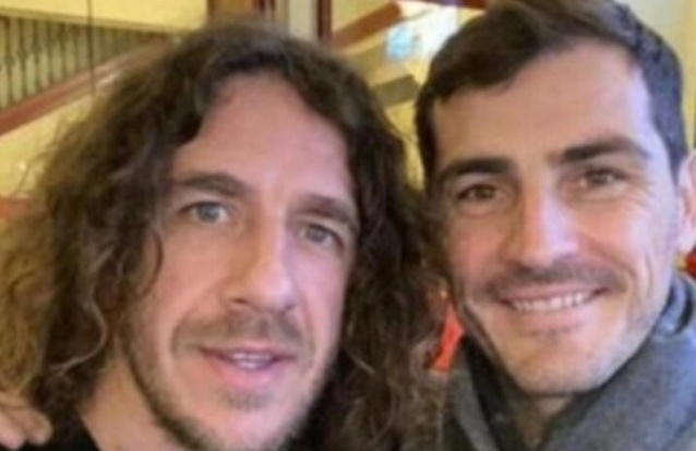 Iker Casillas e Carles Puyol