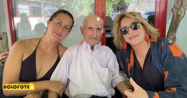 Dina Aguiar de luto pelo pai