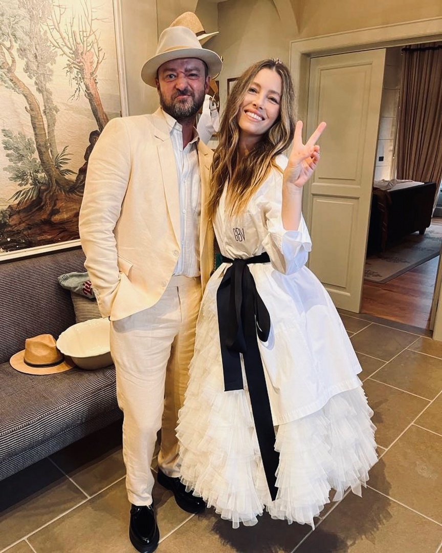 Justin Timberlake e Jessica Biel.