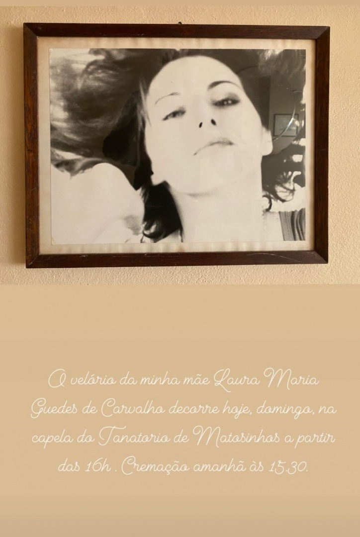 Tiago Guedes partilhou imagem da mãe 