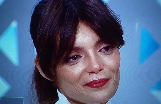 Andreia Rodrigues emociona-se e fica em lágrimas