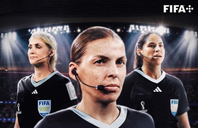 Mundial: trio de arbitragem feminina
