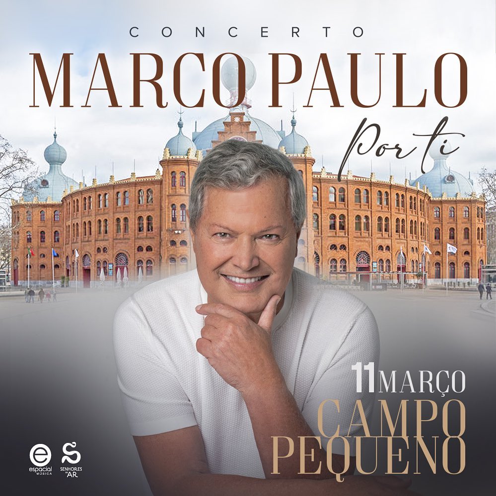 O regresso de Marco Paulo aos grandes palcos acontece a 11 de março, no Campo Pequeno, em Lisboa
