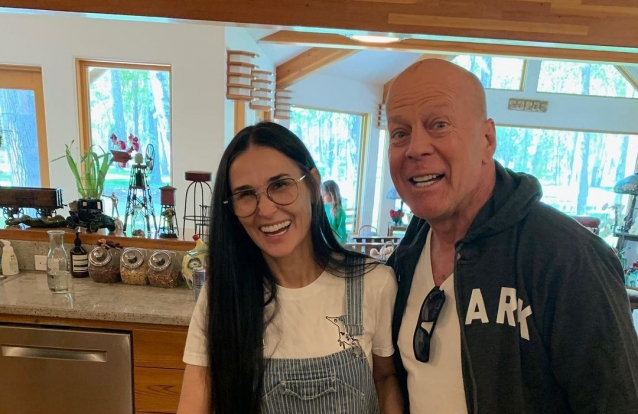 Demi Moore e Bruce Willis vão ser avós