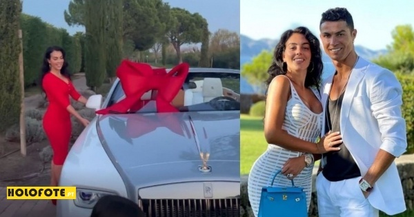 Georgina Rodriguez surpreende Cristiano Ronaldo com carro de 400 mil euros