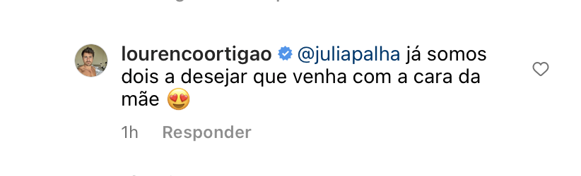 A resposta do ator a Júlia Palha