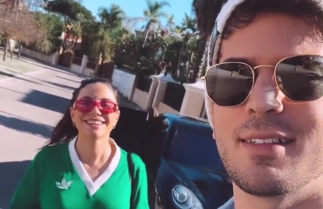 David e Carolina quase a ser pais
