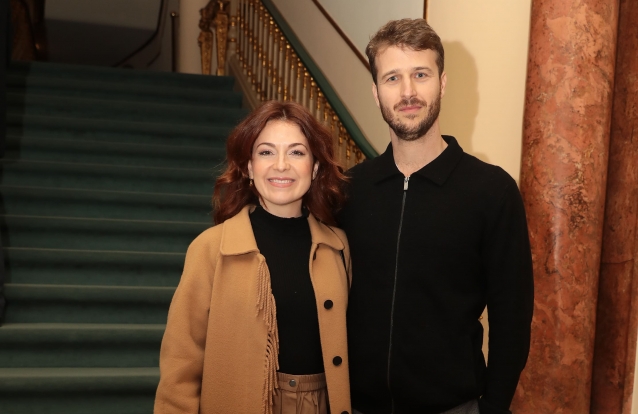 Gabriela Barros e o namorado Miguel Thiré