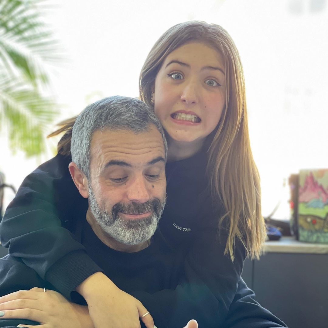 Pedro Alves com a filha Catarina