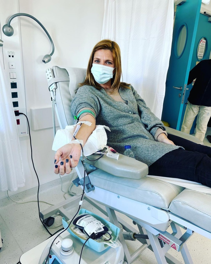 Inês Castel-Branco é dadora de sangue e medula