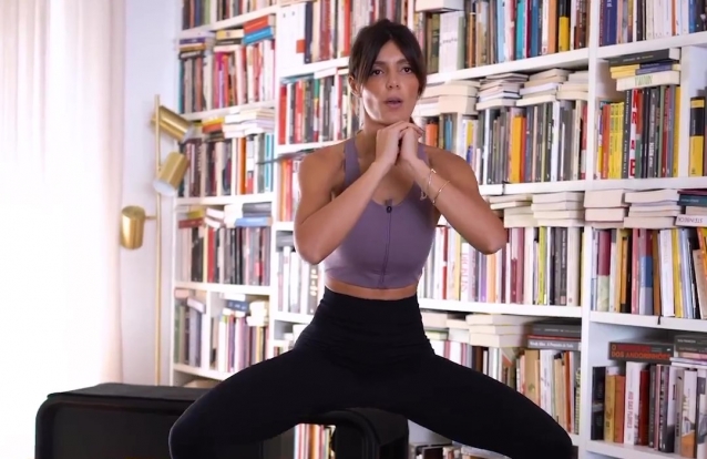 Andreia Rodrigues rendida ao exercício