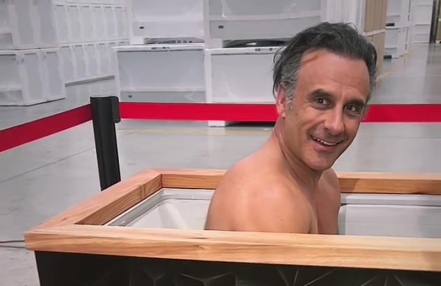 Rui UNas e os banhos gelados