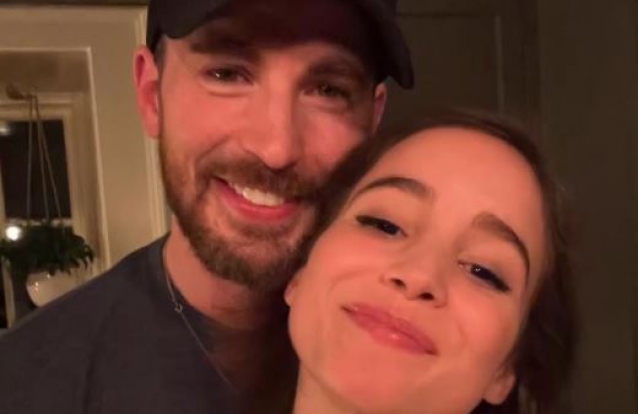 Chris Evans cada vez mais apaixonado por Alba Baptista