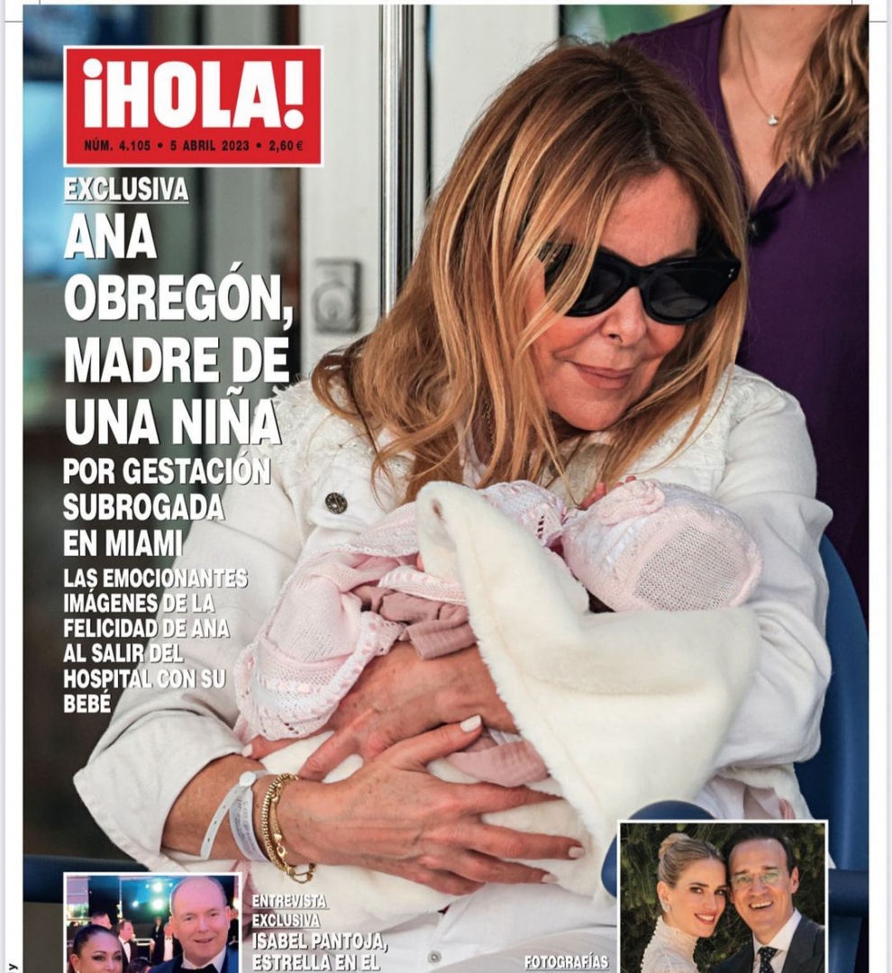 A polémica continua: bebé de Ana Obregón concebido com esperma do falecido filho?
