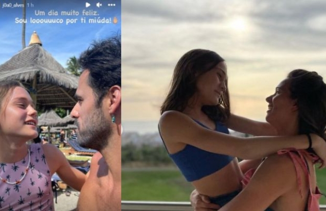 Namorado de Cláudia Vieira dá parabéns a Maria, que faz 13 anos, com mensagem carinhosa: "Sou louco por ti miúda"