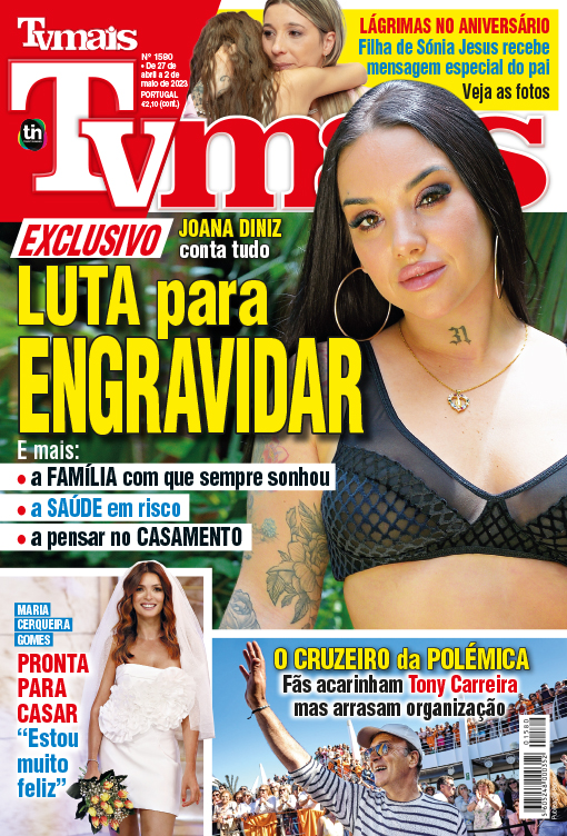 Na revista TvMais desta semana: Joana Diniz conta tudo!