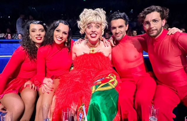 Mimicat na final da Eurovisão com "Ai Coração"