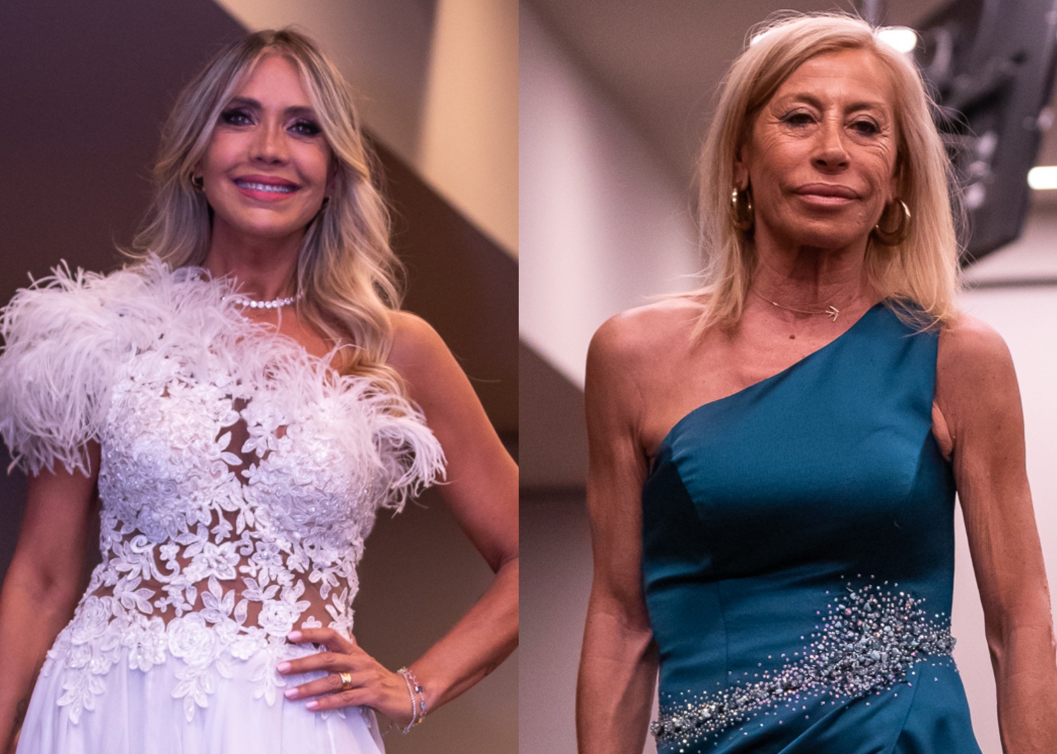 Cláudia Jacques e Zulmira Ferreira desfilam nova coleção de gala