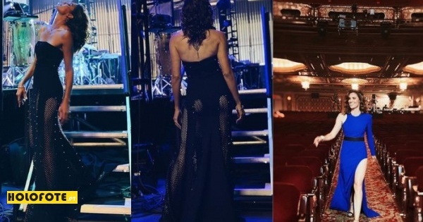 Daniela Ruah arrasa nos IPMA Awards com vestidos de Nuno Baltazar
