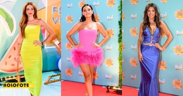Cores fortes destacam-se nos looks da Festa de Verão da TVI
