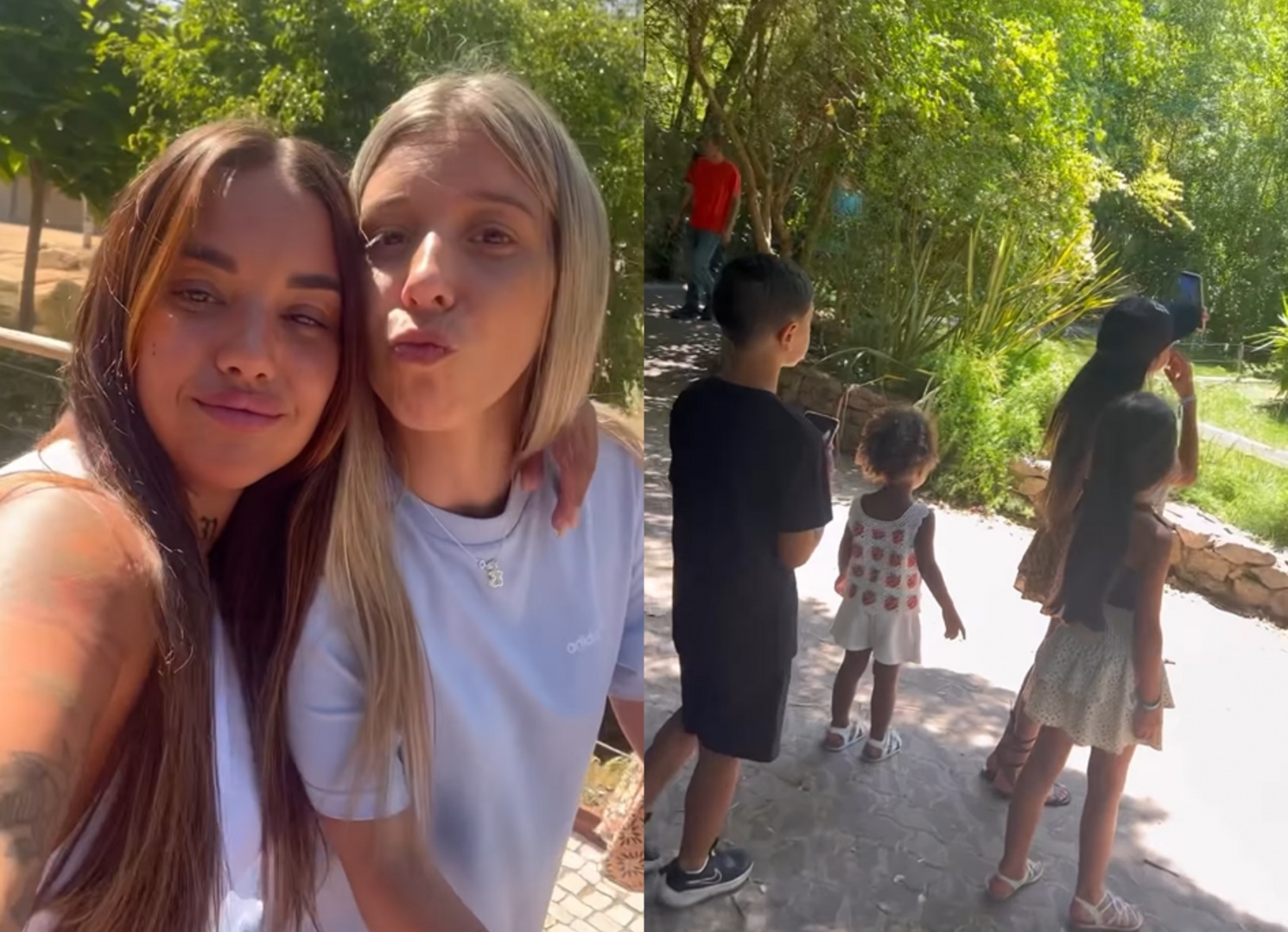 Sónia Jesus com Joana Diniz vivem aventura com os filhos no Jardim Zoológico