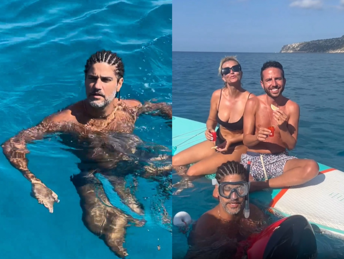 Bruno Cabrerizo diverte-se com Sofia Ribeiro e Cristina Ferreira em Formentera