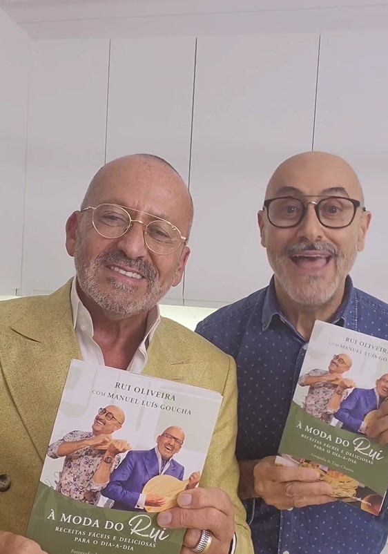 Já pode comprar o livro de receitas de Manuel Luís Goucha e Rui Oliveira. Veja o vídeo!