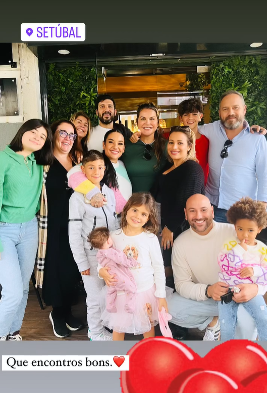 Katia Aveiro e Joana Diniz reúnem famílias em encontro em Setúbal