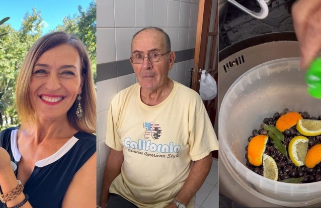 Fátima Lopes ensina receita do pai para curtir azeitonas. E tem um segredo. Veja o vídeo!