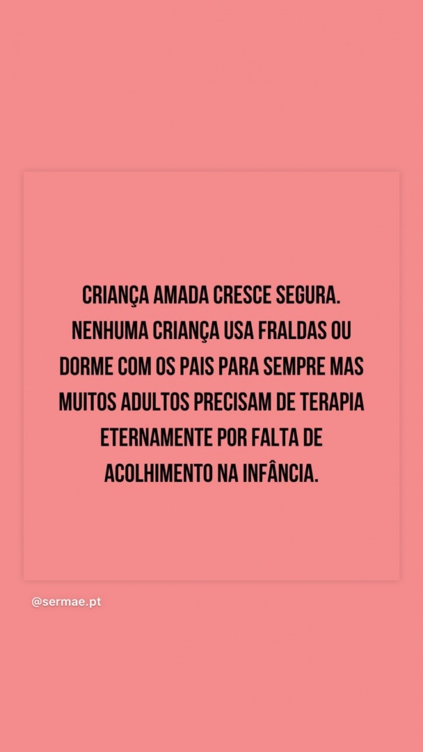 Liliana Filipa: "Nenhuma crian&ccedil;a dorme com os pais para sempre"