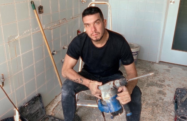 Rúben Vieira: “Eu a tentar ser sexy nas obras”