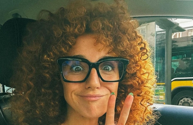 O cabelo da Inês Herédia é de loucos