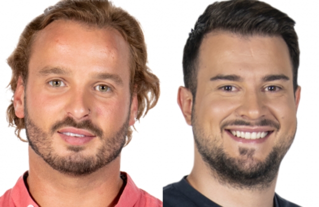Miguel Vicente e Francisco Monteiro em "Big Brother- Desafio Final", na TVI