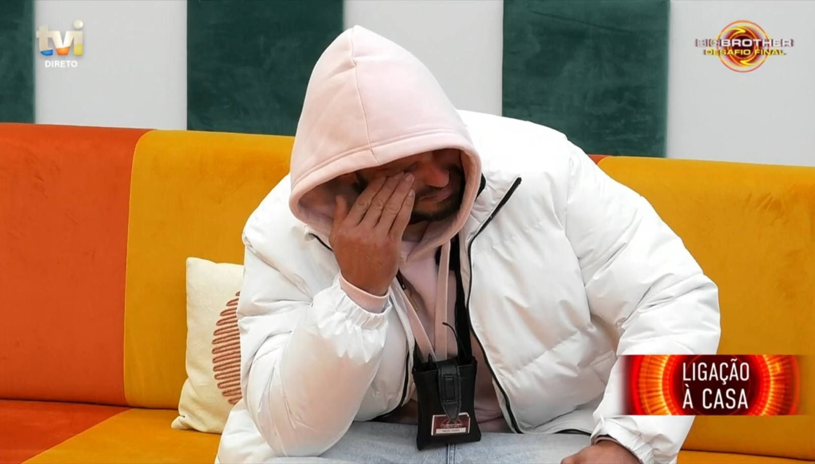 Miguel Vicente desistiu de "Big Brother - Desafio Final", na TVI, na madrugada de 7 de fevereiro. Foto: TVI