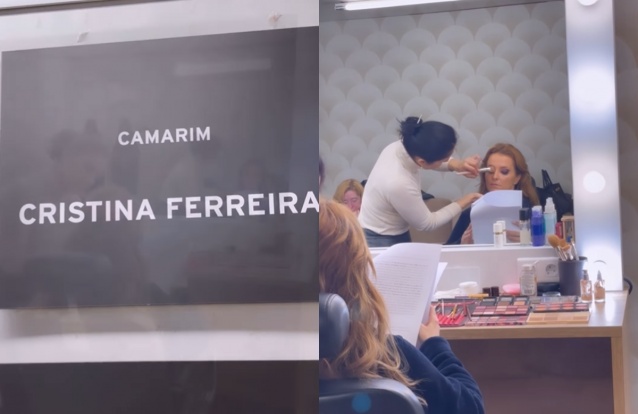Veja como é o camarim de Cristina Ferreira na TVI