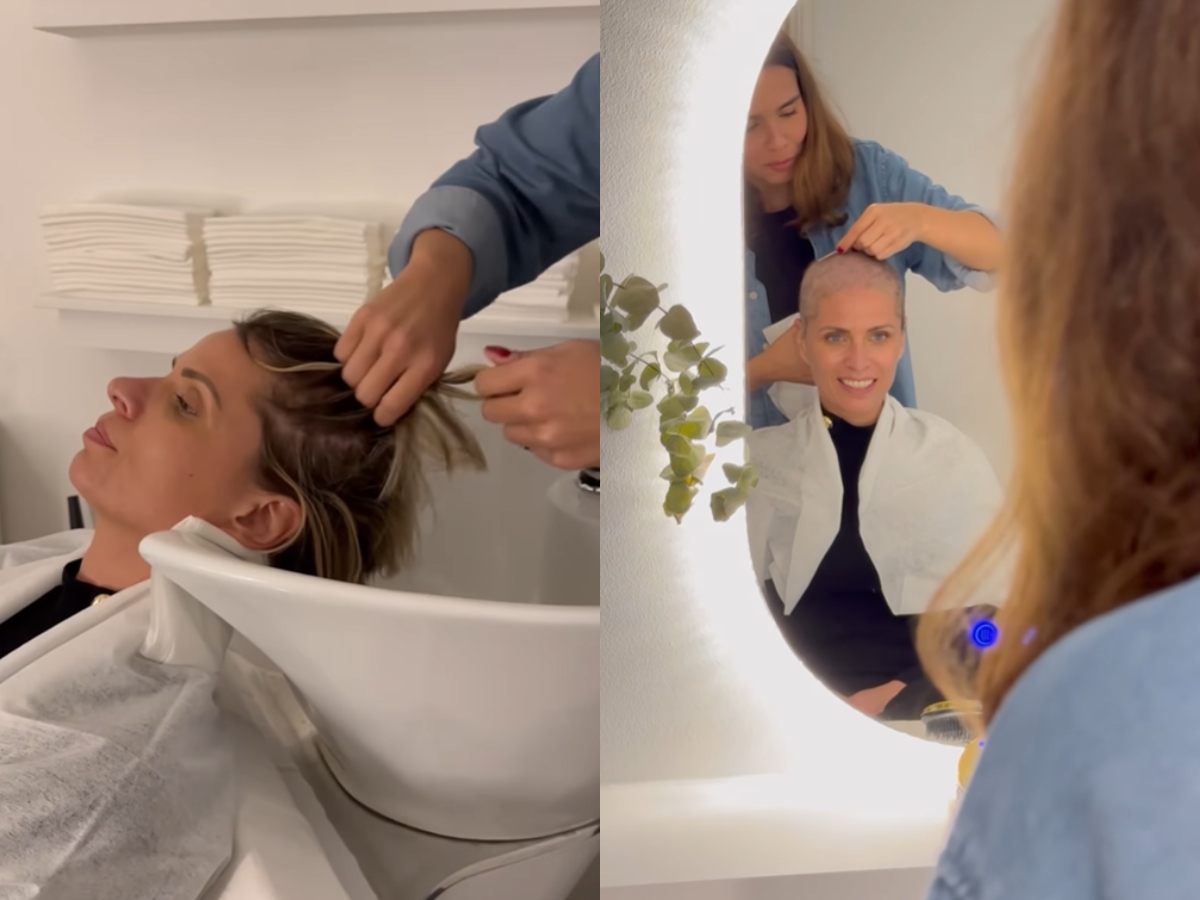 Joana Gonçalves mostra-se a rapar a cabeça