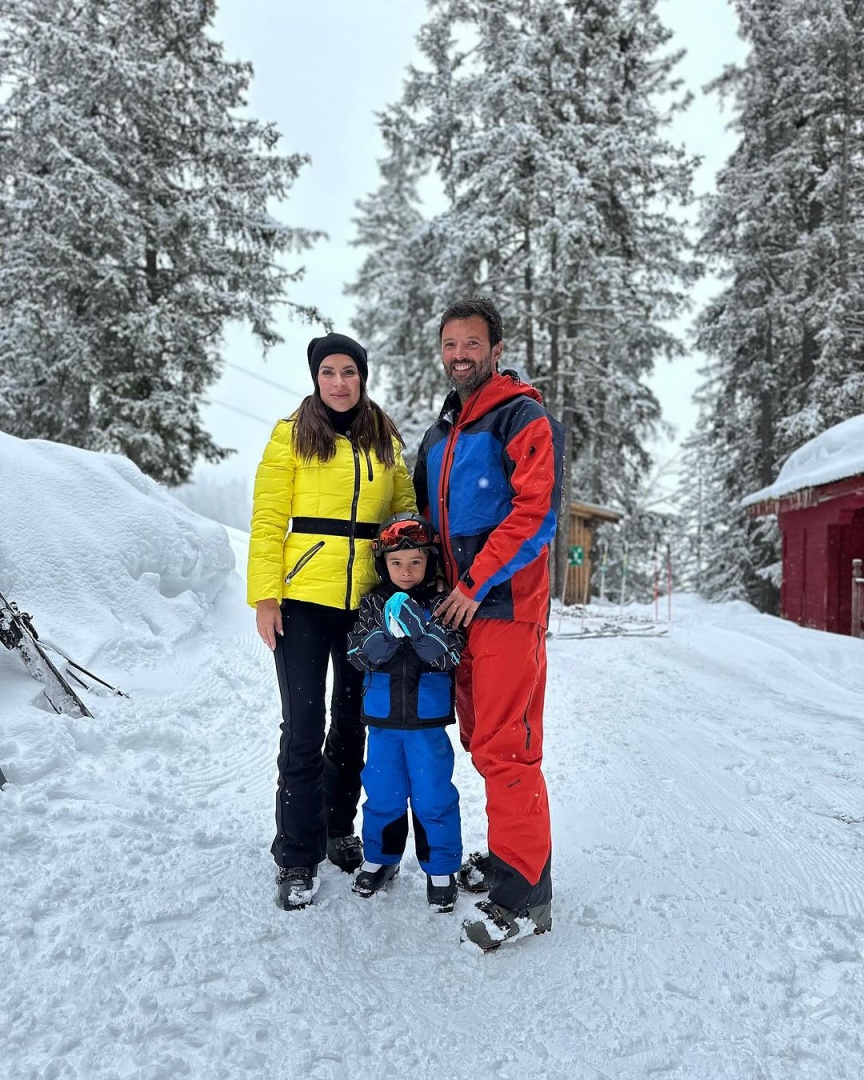 Dânia Neto diverte-se na neve com a família – Veja a galeria de imagens e os vídeos